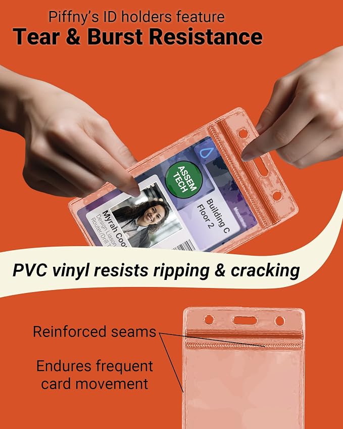 Clear ID Holder for Lanyard — view 4