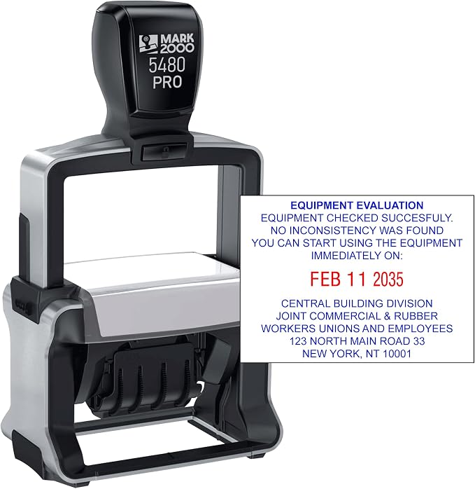Mark 2000 5480 Professional Self Inking Date Stamp