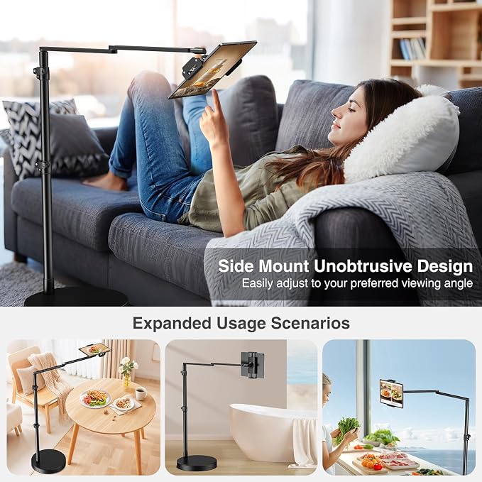 elitehood Adjustable Tablet Floor Stand — view 7