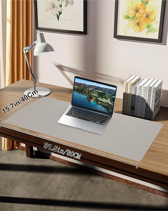 Leather Desk Protector, Laptop Mat — view 7