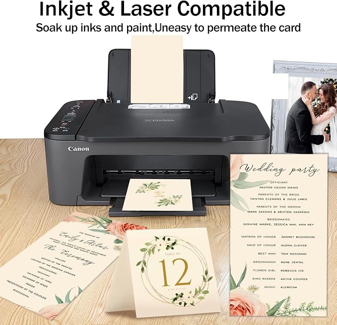 8.5 x 14 Ivory Cardstock 110lb, Goefun Heavy Weight Legal Paper 100 Pack — view 3