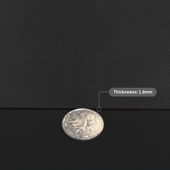Zinkooat Leather Dresser Cover, 1.8mm Thick, 12x40 Inch, Dresser Protector Top — view 3