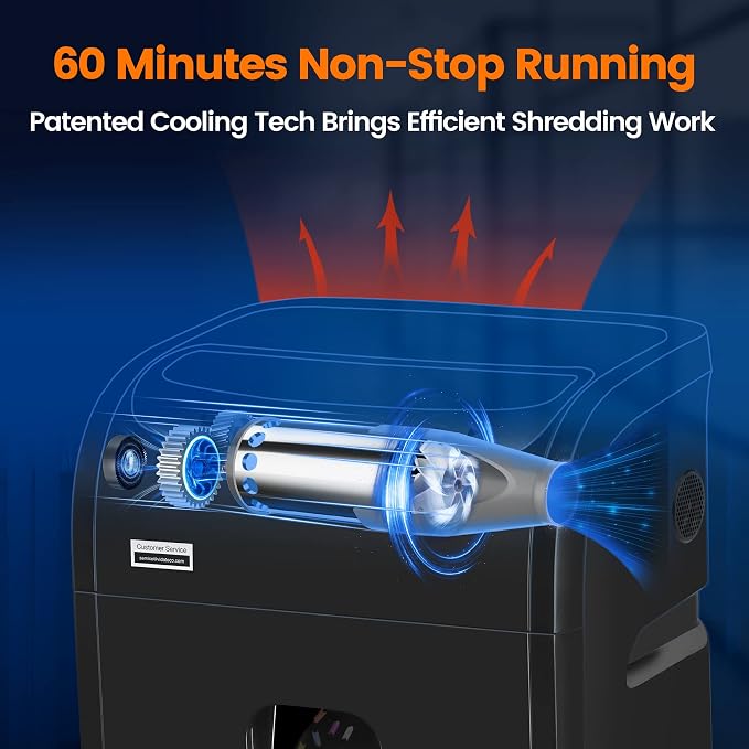 VidaTeco Paper Shredder for Home Office Heavy Duty — view 4