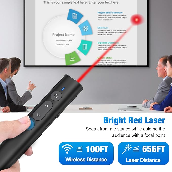 2 in 1 USB Type C Presentation Clicker — view 2