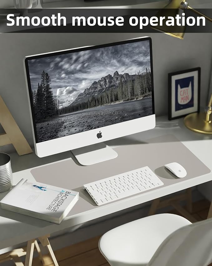 Leather Desk Protector, Laptop Mat — view 4