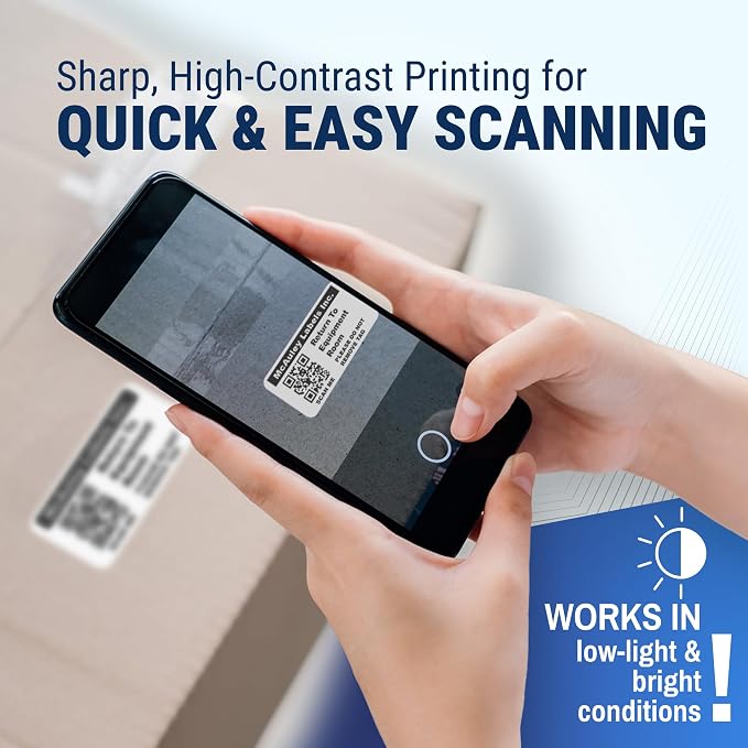 McAuley Labels Custom QR Code Stickers — view 4