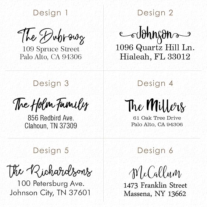Address Stamp - Custom Stamps for Mailing I Create Personalized Name and Return — view 2