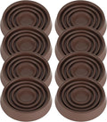 Furniture Coasters, 1.5X1.5 Rubber Caster Cups Non Slip Furniture Pads Non Skid
