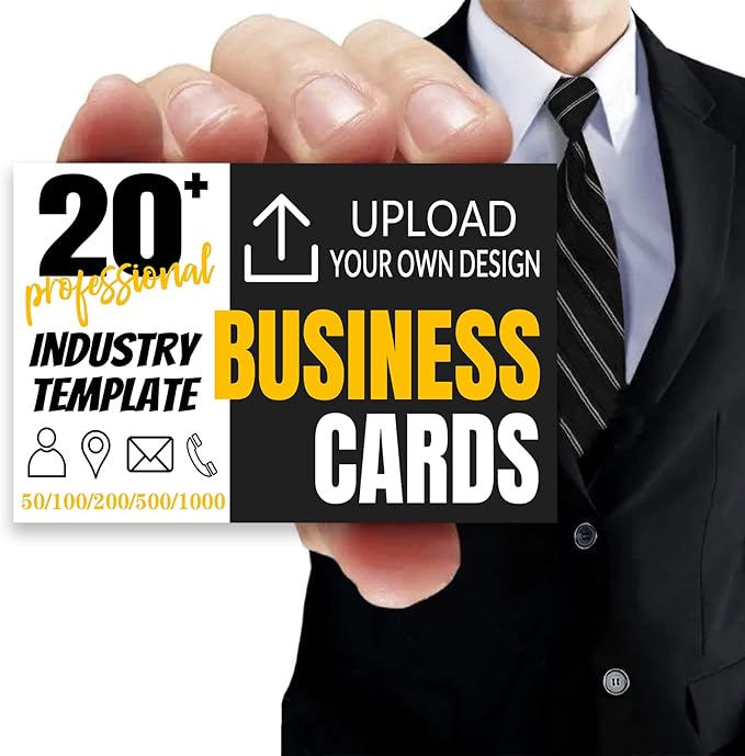 Custom Business Cards Double-Sided Personalized Stationery | Professional