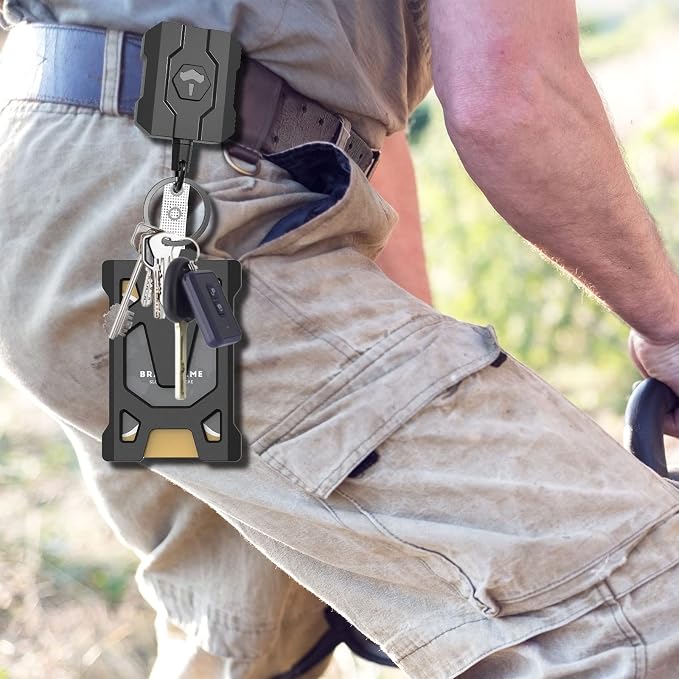 VYNCS Retractable Keychain Badge Holder — view 7