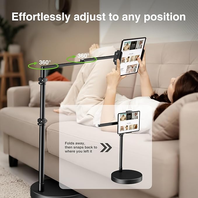 elitehood Adjustable Tablet Floor Stand — view 5