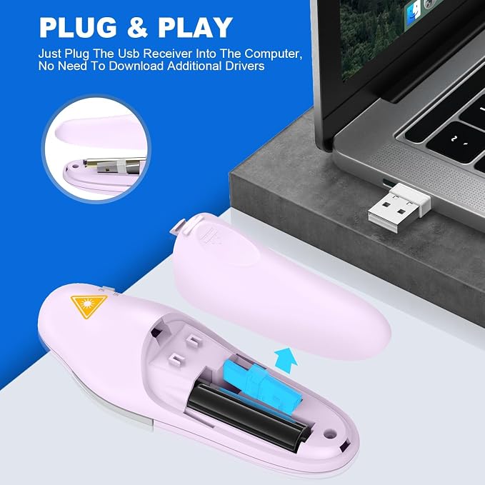 QUI Presentation Clicker Wireless Presenter Remote Clicker — view 4