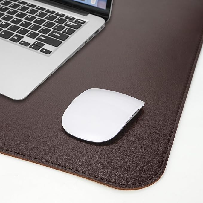 Leather Desk pad Protector, Large Desk mat — view 4