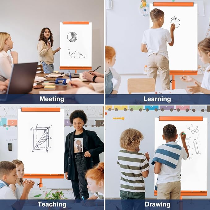 TSJ OFFICE Rolling Whiteboard Standing — view 7