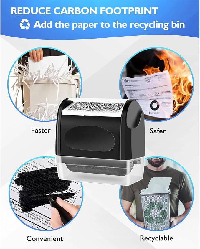 Identity Theft Protection Roller Stamp — view 3