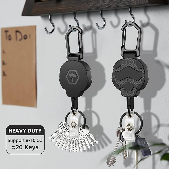 VYNCS Retractable Keychain Badge Holder — view 6
