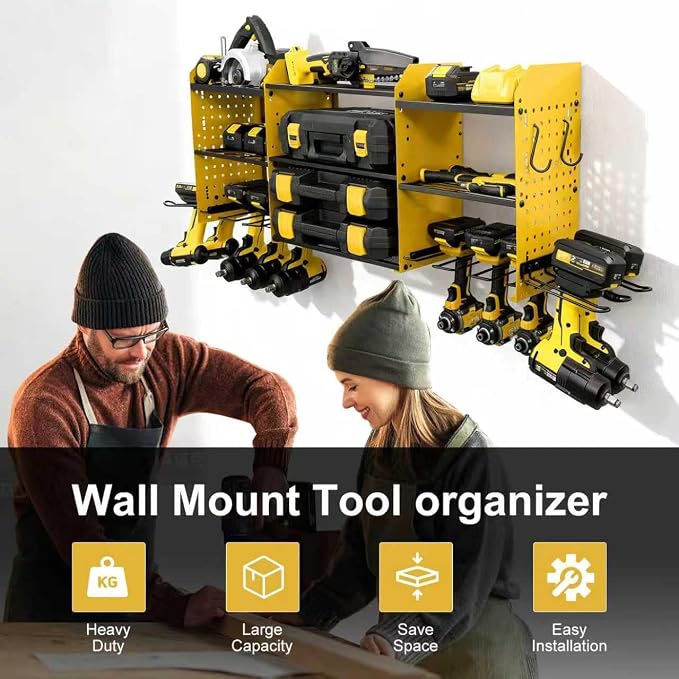 Large Power Tool Organizer Wall Mount — view 3