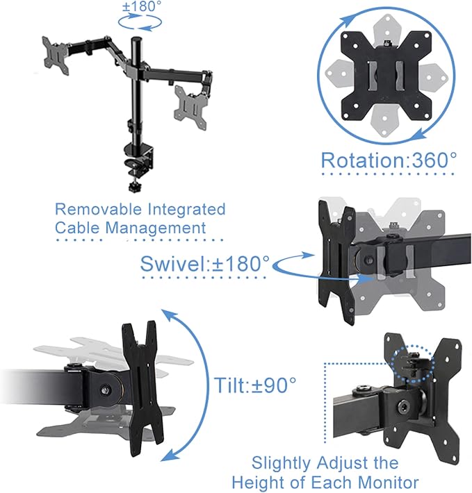 Rocelco 37.5" Height Adjustable Standing Desk Converter — view 6