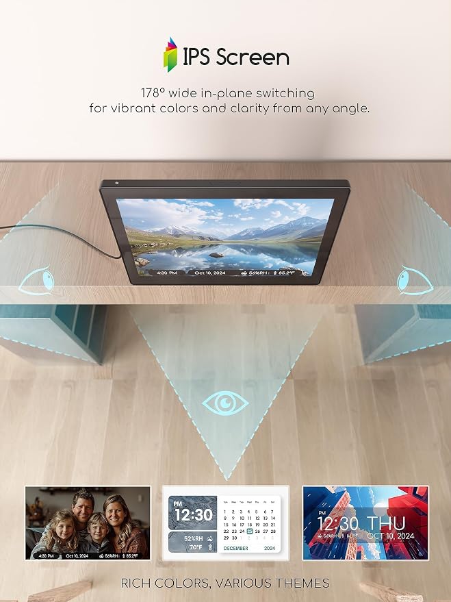Raynic Digital Clock, Large Display Calendar Clock — view 6