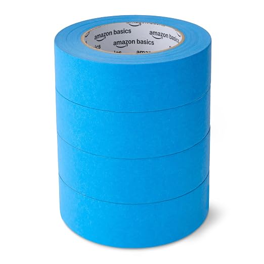 Amazon Basics Painters Tape, 1.41" x 60-Yard, 4 Rolls