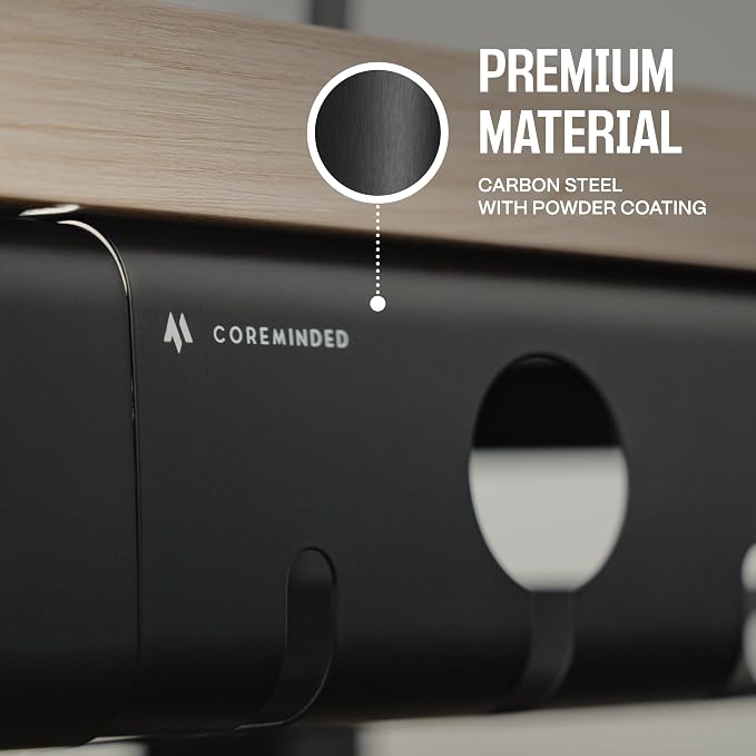 No-Drill Under Desk Cable Management Tray — view 4
