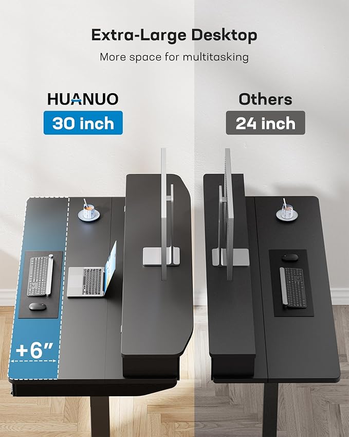 HUANUO 48 x 30 inch Electric Standing Desk — view 5