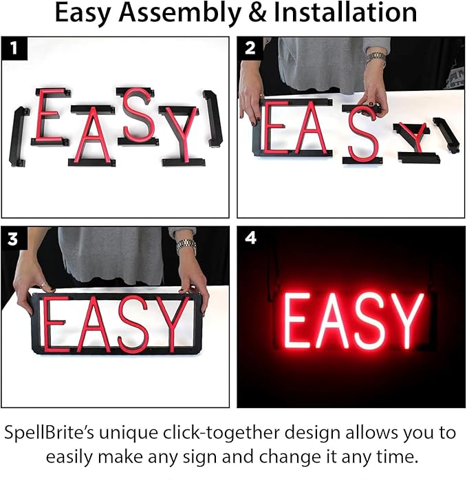 SpellBrite OFFICE Sign | Directional Sign — view 5