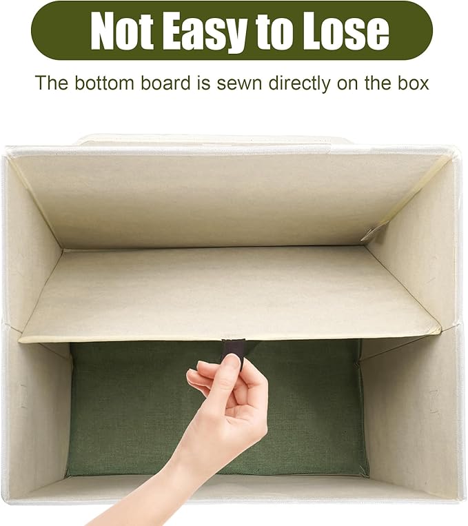 Large 17" 42 Quarts Collapsible Stackable Storage Bins — view 4
