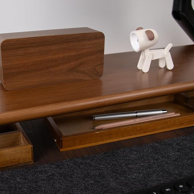 ROCDEER Bamboo Monitor Stand Riser — view 6