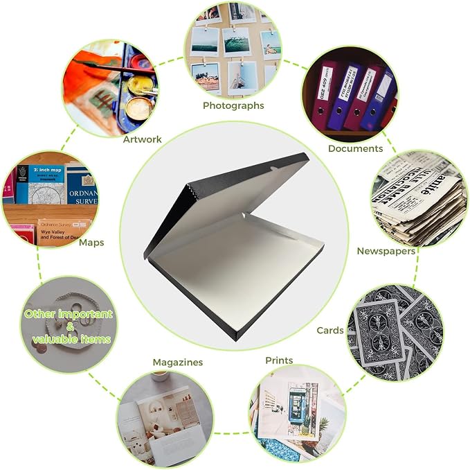 Lineco Folio Storage Box, Clamshell Design — view 6