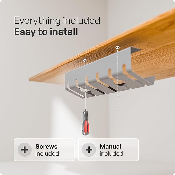 PAMO Cable Management Under Desk — view 7