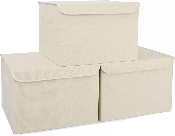 Bagnizer Large 42 Quarts Collapsible Stackable Storage Bins Cube