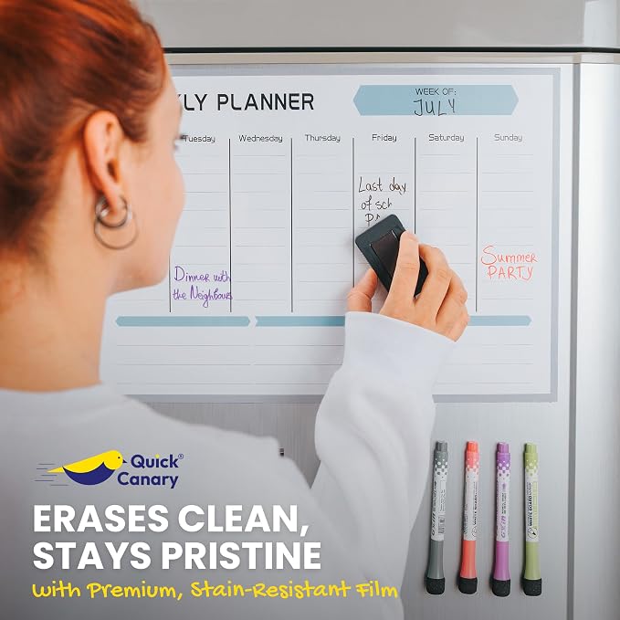 Magnetic Weekly Planner for Fridge — view 5