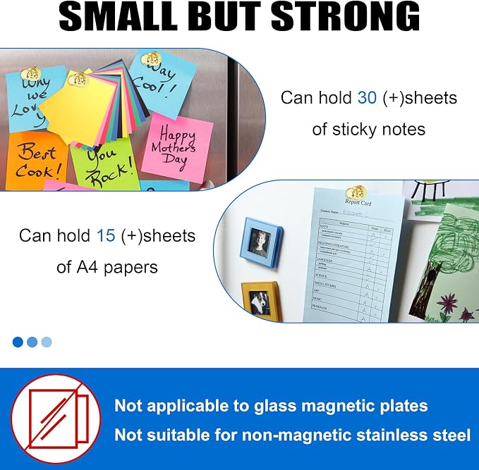 LOVIMAG Fridge Magnets 40Pcs Refrigerator Whiteboard Small Strong Magnet — view 3