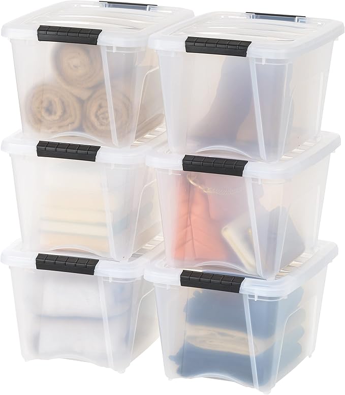 IRIS USA 19 QT Plastic Storage Box