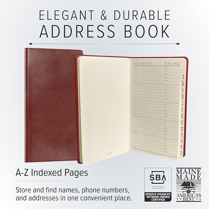 Gallery Leather Small Address Book — view 2