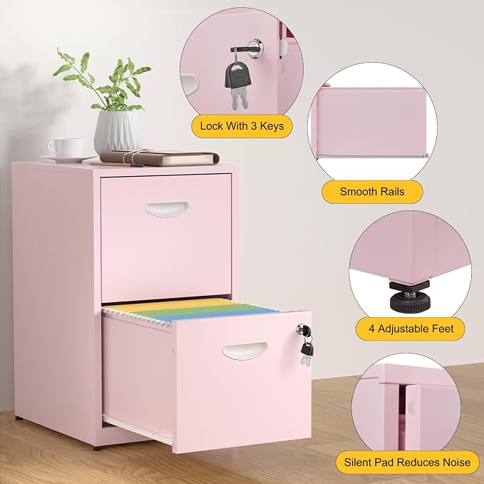 SteeLoong 2 Drawer File Cabinet — view 5
