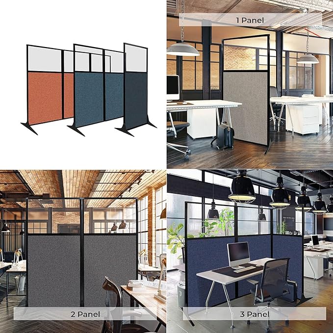 Versare Workstation Partition | Portable Wall Divider | Modern Office Cubicle | — view 2