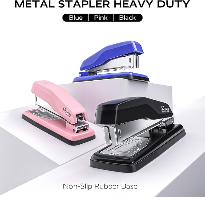 Marsrock Desktop Stapler, Swing-Arm Swivel Stapler, 50 Sheet Capacity, 2000 — view 6