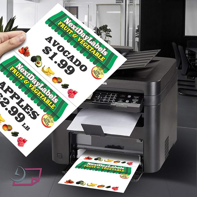 NextDayLabels - Letter Size White Perforated Blank Post Card Cardstock — view 3