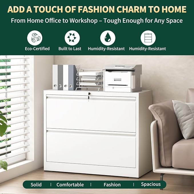 2 Drawer Lateral File Cabinet — view 7