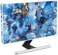Baocicco Navy Blue Gold Marble Waterproof TV Dust Cover 37, 39 Inch Creative