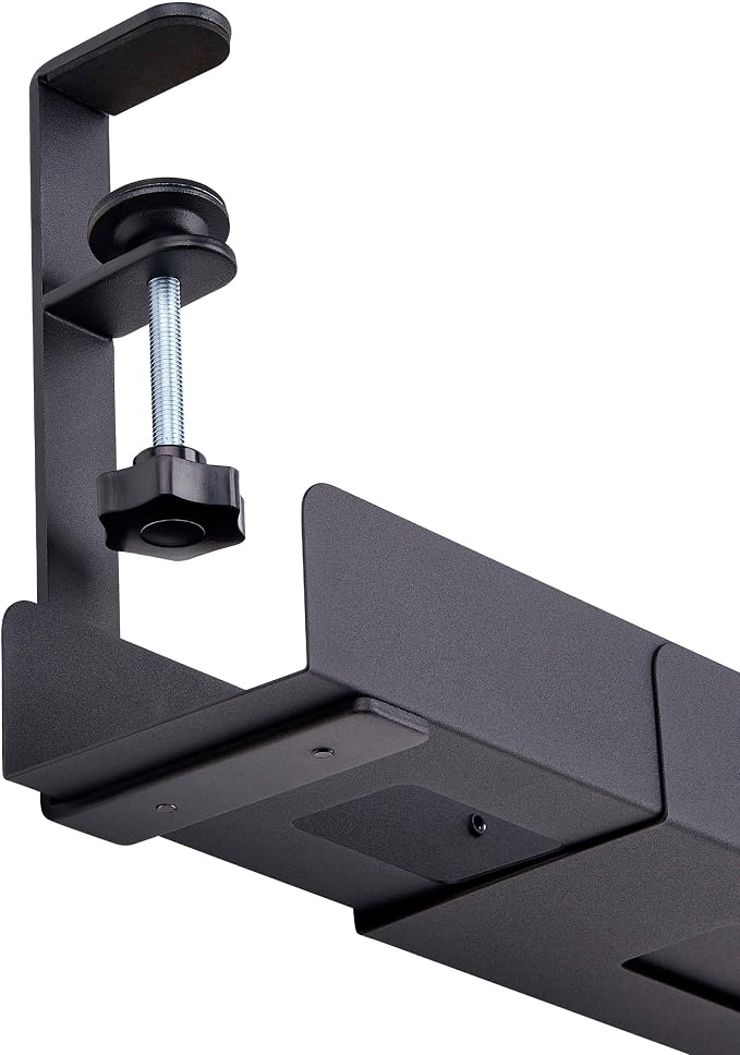 StarTech.com Under Desk Cable Management Tray, Length Adjustable, Clamp-On — view 6