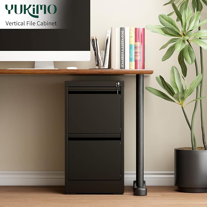 Yukimo 2 Drawer File Cabinet — view 2