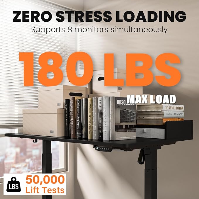 Kingant 63 x 30 Inch Electric Standing Desk — view 7