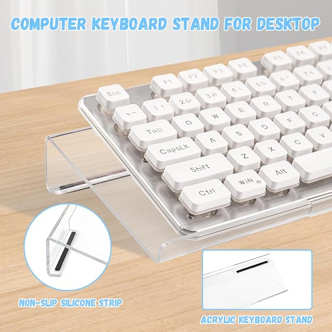 Computer Keyboard Stand with Wrist Rest — view 6