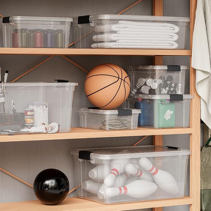 Superio Clear Storage Bins — view 6