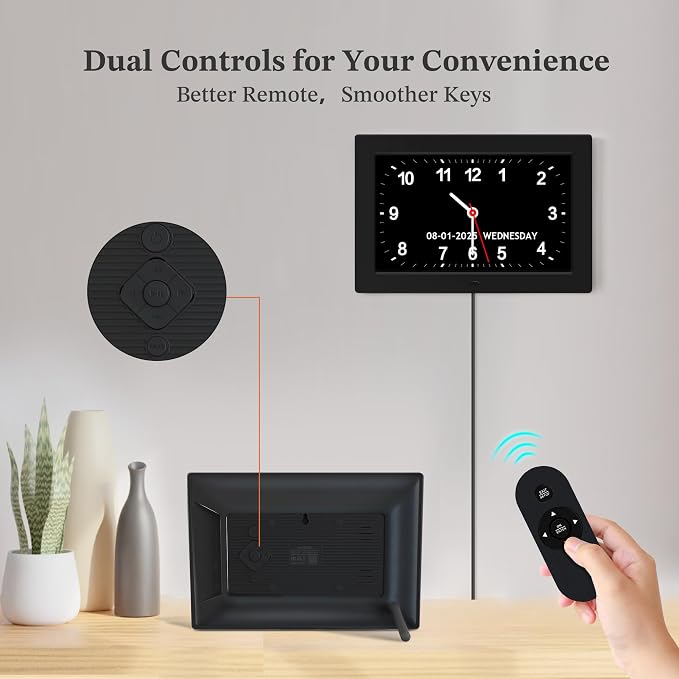 10.1'' Digital Clock, 1280*800p HD Extra Large Display, Digital Clock — view 4