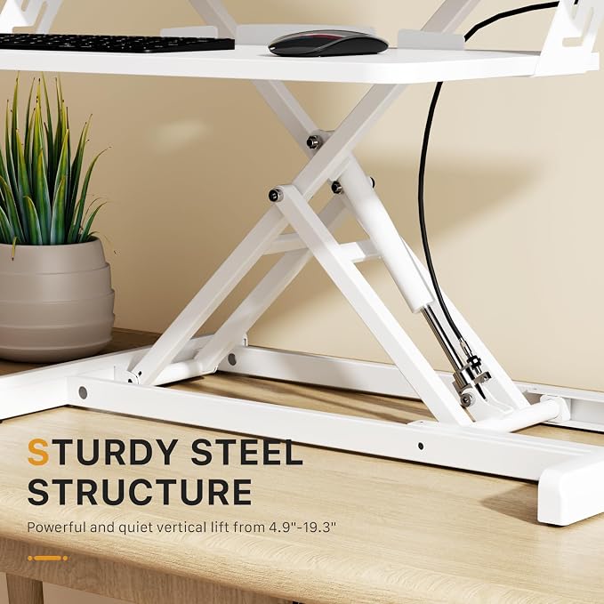 JOY worker Standing Desk Converter, Desktop Workstation Riser — view 8