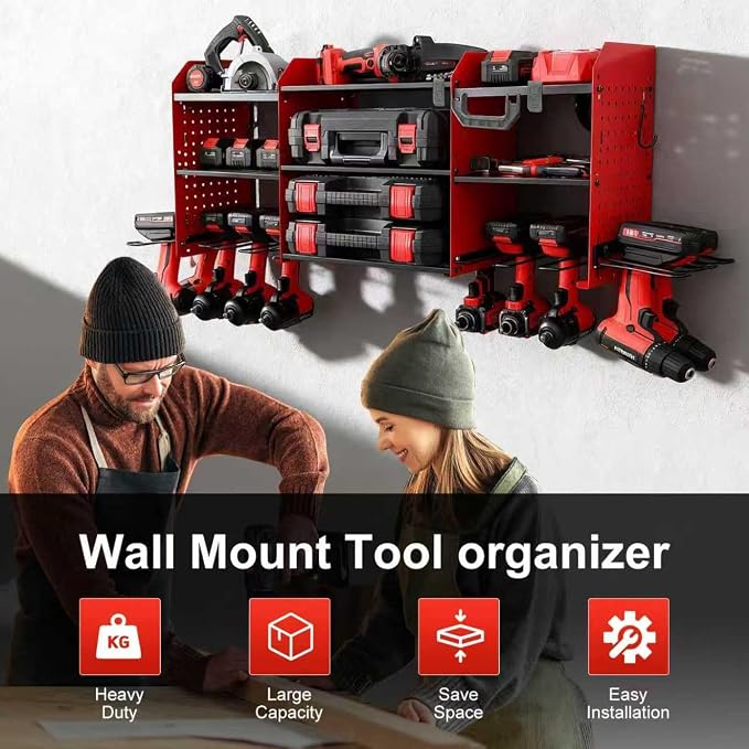 Large Power Tool Organizer Wall Mount — view 3